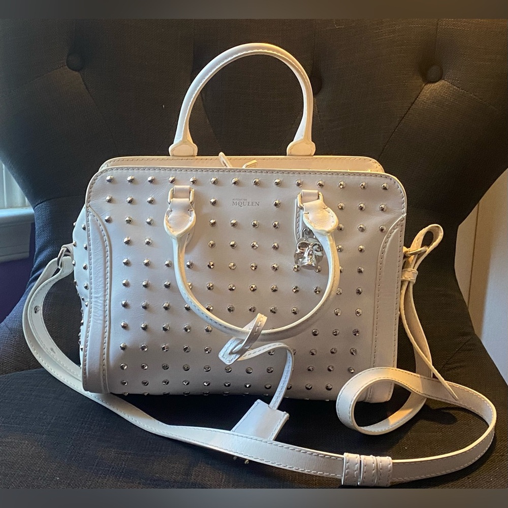 Alexander McQueen’s studded padlock Handbag